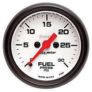 Autometer Phantom Full Sweep Electric Fuel Pressure gauge 2 1/16