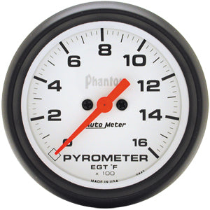Autometer Phantom Full Sweep Electric Pyrometer gauge 2 5/8