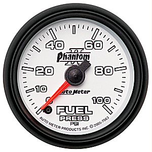 Autometer Phantom II Full Sweep Electric Fuel Pressure Gauge 2 1/16