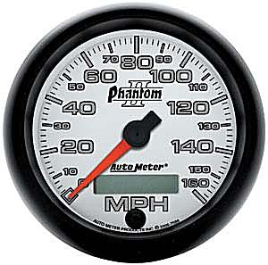 Autometer Phantom II In-Dash Tachs & Speedos Speedometer In-Dash Gauge 3 3/8