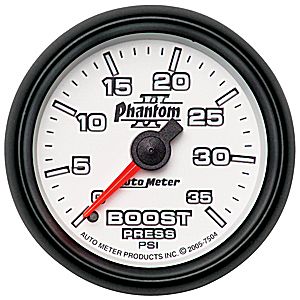 Autometer Phantom II Mechanical Boost Gauge 2 1/16