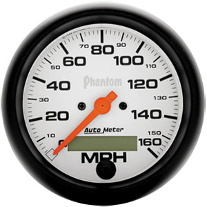 Autometer Phantom In-Dash Tachs & Speedos Speedometer gauge 3 3/8" (85.7mm)
