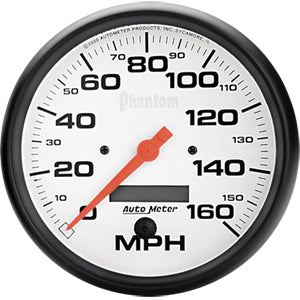 Autometer Phantom In-Dash Tachs & Speedos Speedometer gauge 5" (127mm)