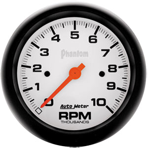 Autometer Phantom In-Dash Tachs & Speedos Tachometer gauge 3 3/8