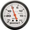 Autometer Phantom Mechanical Boost / Vacuum gauge 2 5/8
