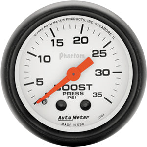 Autometer Phantom Mechanical Boost gauge 2 1/16