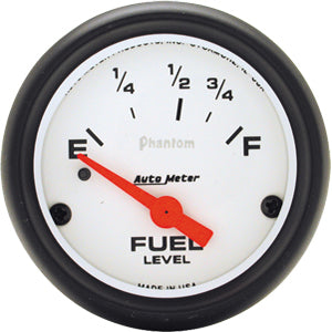 Autometer Phantom Short Sweep Electric Fuel Level gauge 2 5/8
