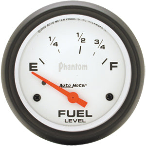 Autometer Phantom Short Sweep Electric Fuel Level gauge 2 5/8" (66.7mm)