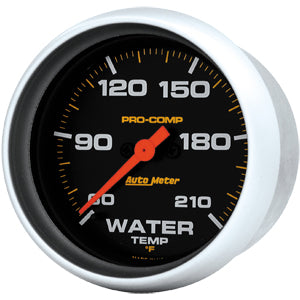 Autometer Pro Comp Full Sweep Electric Water Temperature Low Temp Gauge 2 5/8" (66.7mm)