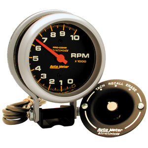 Autometer Pro Comp Pedestal Mount Tachs Tachometer Memory / Standard Electric Gauge 3 3/4