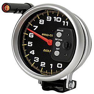 Autometer Pro Comp Pedestal Mount Tachs Tachometer Single Range Memory Gauge 5" (127mm)