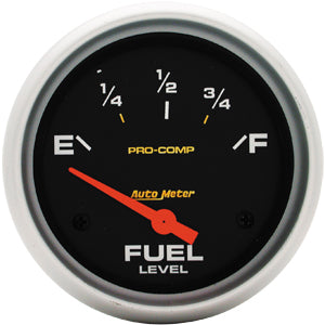 Autometer Pro Comp Short Sweep Electric Fuel Level Gauge 2 5/8