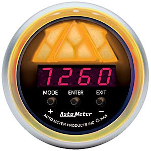 Autometer Sport Comp Digital Digital Pro Shift System Shift Light, Level 1 Gauge 2 1/16" (52.4mm)