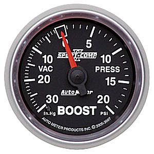 Autometer Sport Comp II Mechanical Boost / Vacuum Gauges 2 1/16