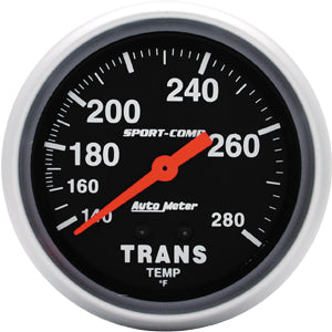 Autometer Sport Comp Mechanical Trans Temperature Gauge 2 5/8" (66.7mm)