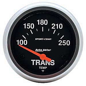 Autometer Sport Comp Short Sweep Electric Trans Temperature Gauge 2 5/8