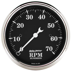 Autometer Street Rod Old Tyme Black In-Dash Tachs & Speedos Tachometer gauge 3