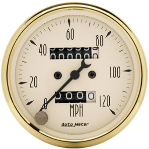 Autometer Street Rod Golden Olddise In-Dash Tachs & Speedos Speedometer gauge 3 1/8" (79.4mm)