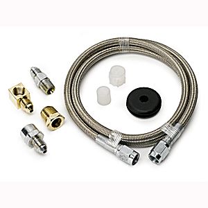 Autometer Tubing / Hose Braided Stainless Steel Hose #3 (-3AN) 3ft., 3/16