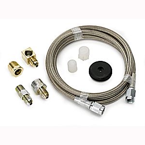 Autometer Tubing / Hose Braided Stainless Steel Hose #3 (-3AN) 4ft., 3/16