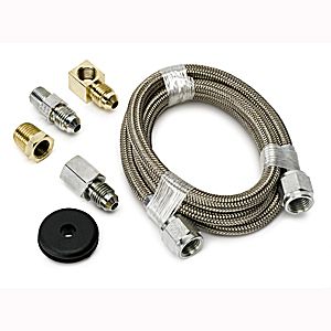 Autometer Tubing / Hose Braided Stainless Steel Hose #4 (-4AN) 3ft., 3/16