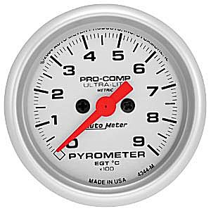 Autometer Ultra Lite Full Sweep Electric Pyrometer gauge 2 1/16