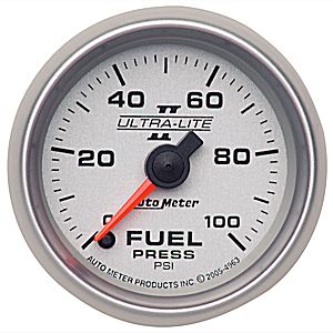 Autometer Ultra Lite II Full Sweep Electric Fuel Pressure gauge 2 1/16" (52.4mm)