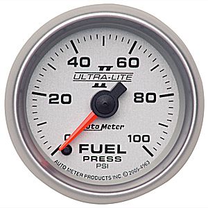 Autometer Ultra Lite II Full Sweep Electric Fuel Pressure gauge 2 1/16