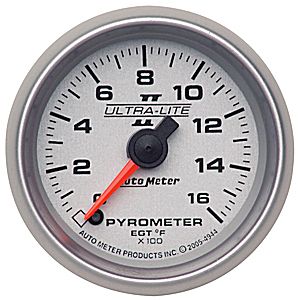 Autometer Ultra Lite II Full Sweep Electric Pyrometer gauge 2 1/16