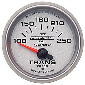 Autometer Ultra Lite II Short Sweep Electric Trans Temperature gauge 2 1/16