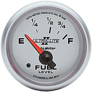 Autometer Ultra Lite II Short Sweep Electric Fuel Level Ford gauge 2 1/16" (52.4mm)
