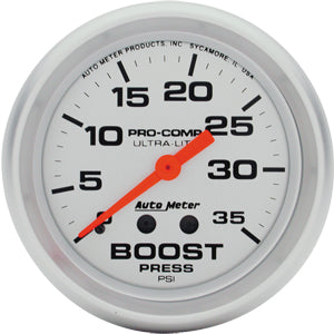 Autometer Ultra Lite Mechanical Boost gauge 2 5/8
