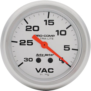 Autometer Ultra Lite Mechanical Vacuum gauge 2 5/8" (66.7mm)