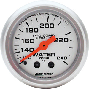 Autometer Ultra Lite Mechanical Water Temperature gauge 2 1/16