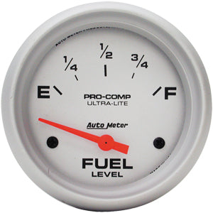 Autometer Ultra Lite Short Sweep Electric Fuel Level gauge 2 5/8