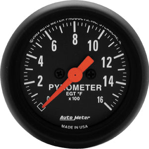 Autometer Z Series Full Sweep Electric Pyrometer gauge 2 1/16
