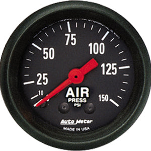 Autometer Z Series Mechanical Air Pressure gauge 2 1/16