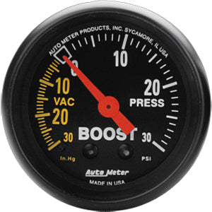 Autometer Z Series Mechanical Boost / Vacuum gauge 2 1/16