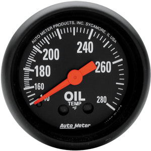 Autometer Z Series Mechanical Oil Temperature gauge 2 1/16" (52.4mm)