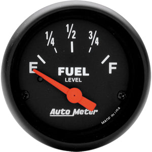 Autometer Z Series Short Sweep Electric Fuel Level gauge 2 1/16