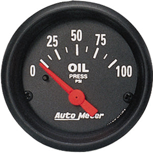 Autometer Z Series Short Sweep Electric Oil Pressure gauge 2 1/16
