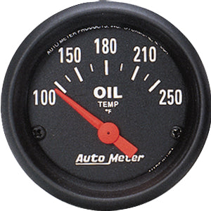 Autometer Z Series Short Sweep Electric Oil Temperature gauge 2 1/16