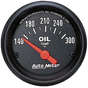 Autometer Z Series Short Sweep Electric Oil Temperature gauge 2 1/16