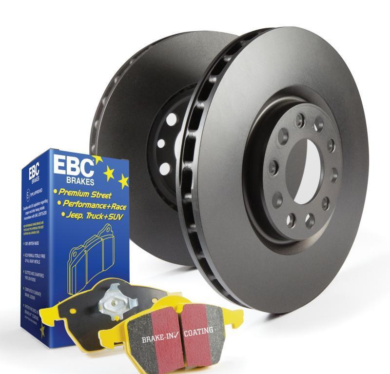 Disc Brake Pad & Rotor Kit Front DP41874R+RK7629 S13KF - EBC Brakes 2017-20 Genesis G70 4Cyl 2.0L and more