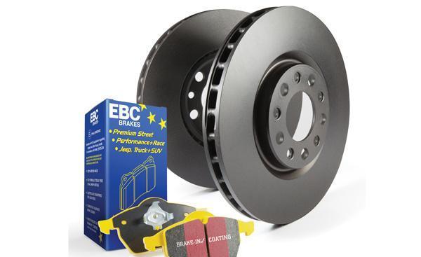 Disc Brake Pad And Rotor Kit Front DP43076R+RK7769 S13KF - EBC Brakes 2017-18 Genesis G90 V6 3.3L
