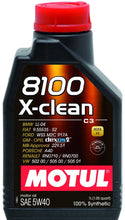 Load image into Gallery viewer, Synthetic Engine Oil 1l 5W40 8100 X-CLEAN - MOTUL 2017-20 Genesis G70 4Cyl 2.0L and more
