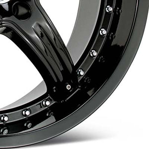 Enkei Performance LS-5 18" Rims Black Painted - Genesis Coupe 2.0T