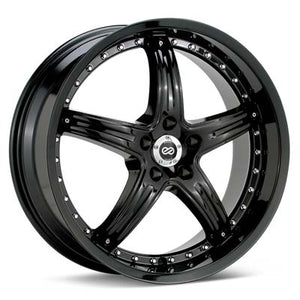 Enkei Performance LS-5 18" Rims Black Painted - Genesis Coupe 2.0T