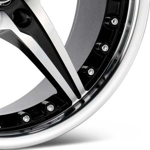 Enkei Performance L-SR 18" Rims Machined w/Black Accent - Genesis Coupe 2.0T