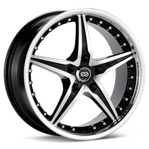 Enkei Performance L-SR 18" Rims Machined w/Black Accent - Genesis Coupe 2.0T